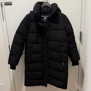 BCBGMaxAzria women’s  Black Puffer Coat